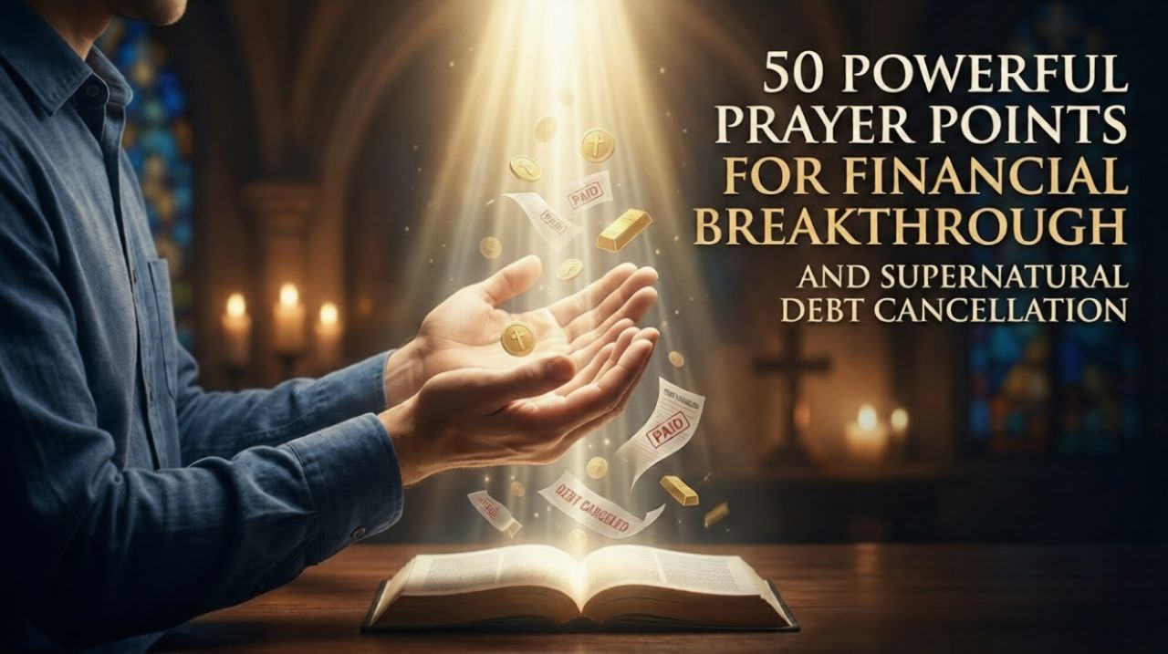 50 Powerful Prayer Points for Financial Breakthrough and Supernatural Debt Cancellation