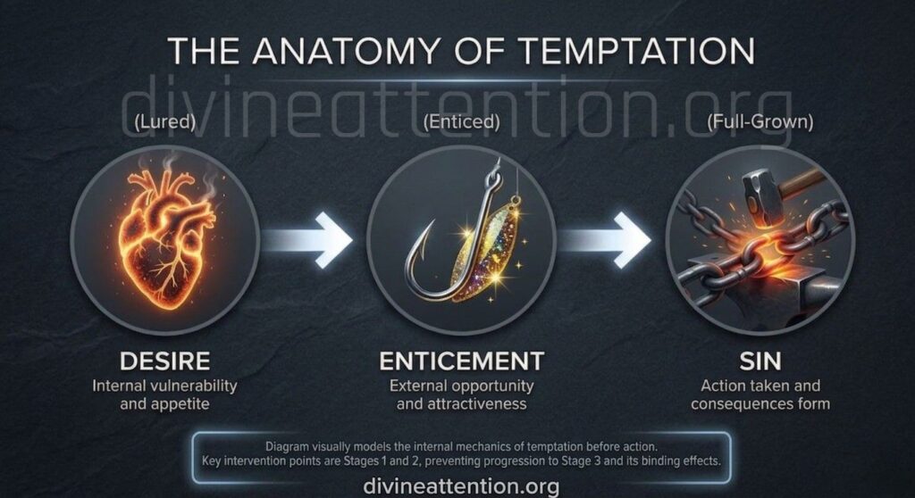 how to overcome temptation Bible