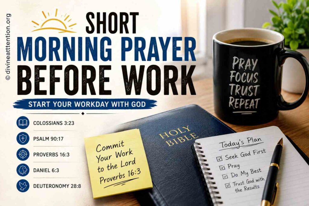 short morning prayer before work